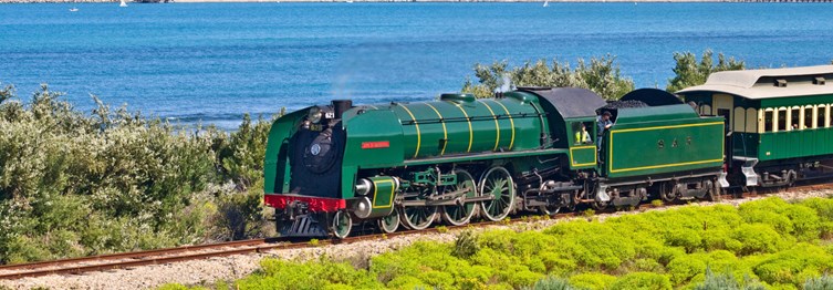 The Cockle Train. Fleurieu Peninsula. SteamRanger Heritage Railway, Victor Harbor